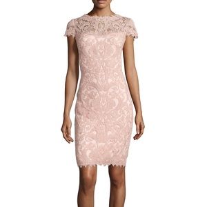 Lace Embroidered Sheath Dress Petal Bloom